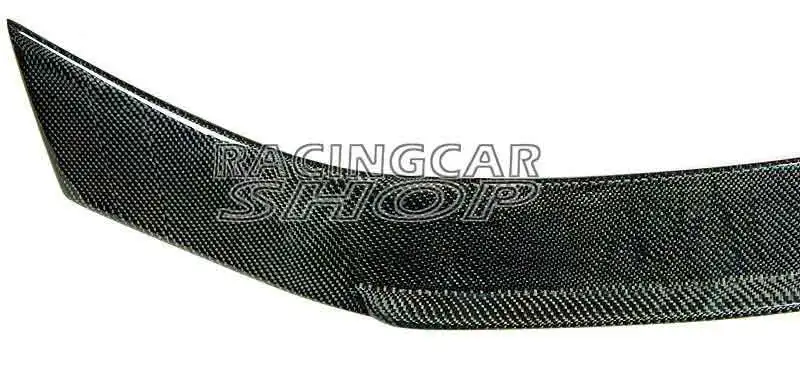 C стиль Настоящее углеродное волокно Задняя накладка на Багажник крыло губ