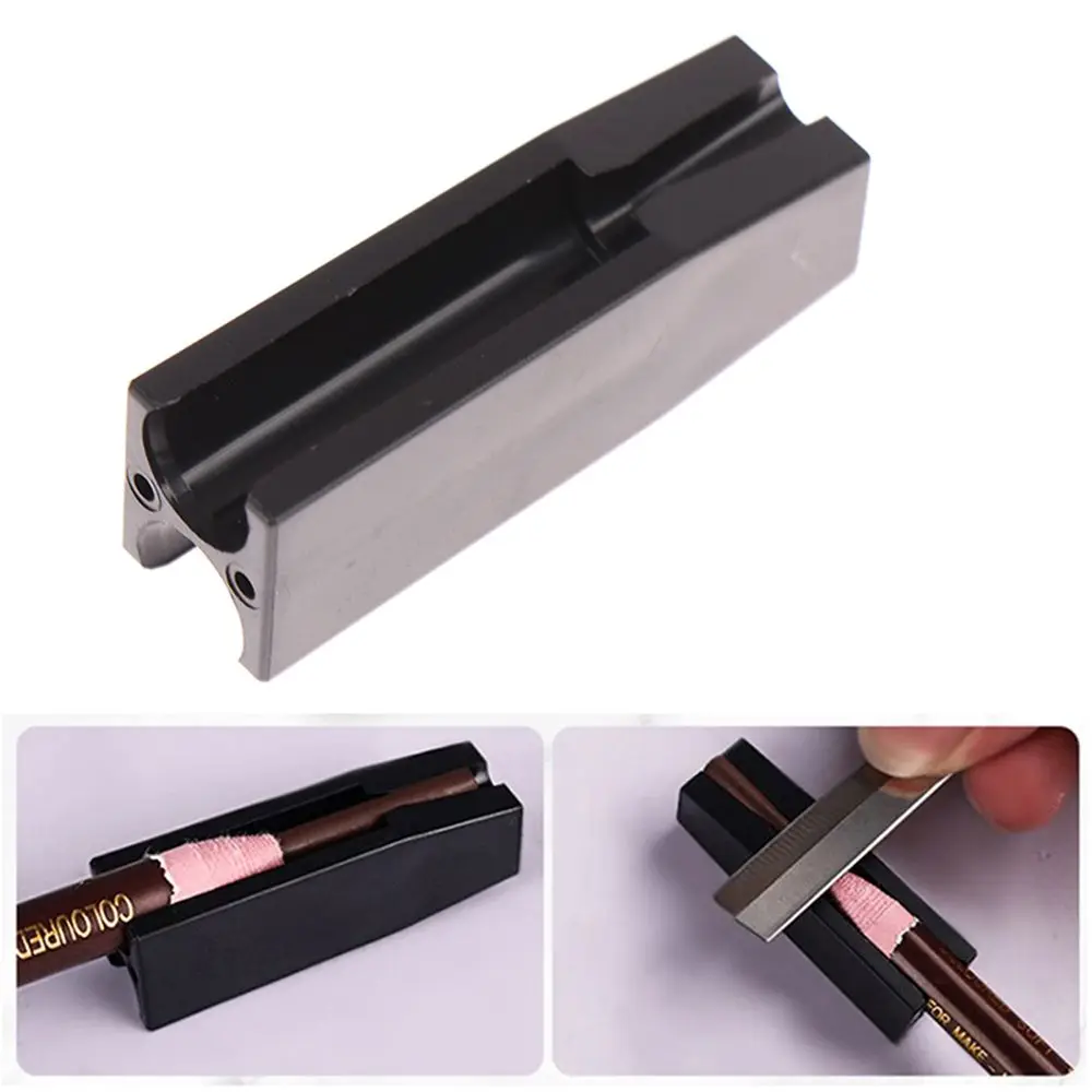 

2 In 1 Eyebrow Pencil Sharpener For Permanent Makeup Eyebrow Lip Liner Eyeliner Pencils Tip Squashed Tattoo Supply Cosmetic Tool