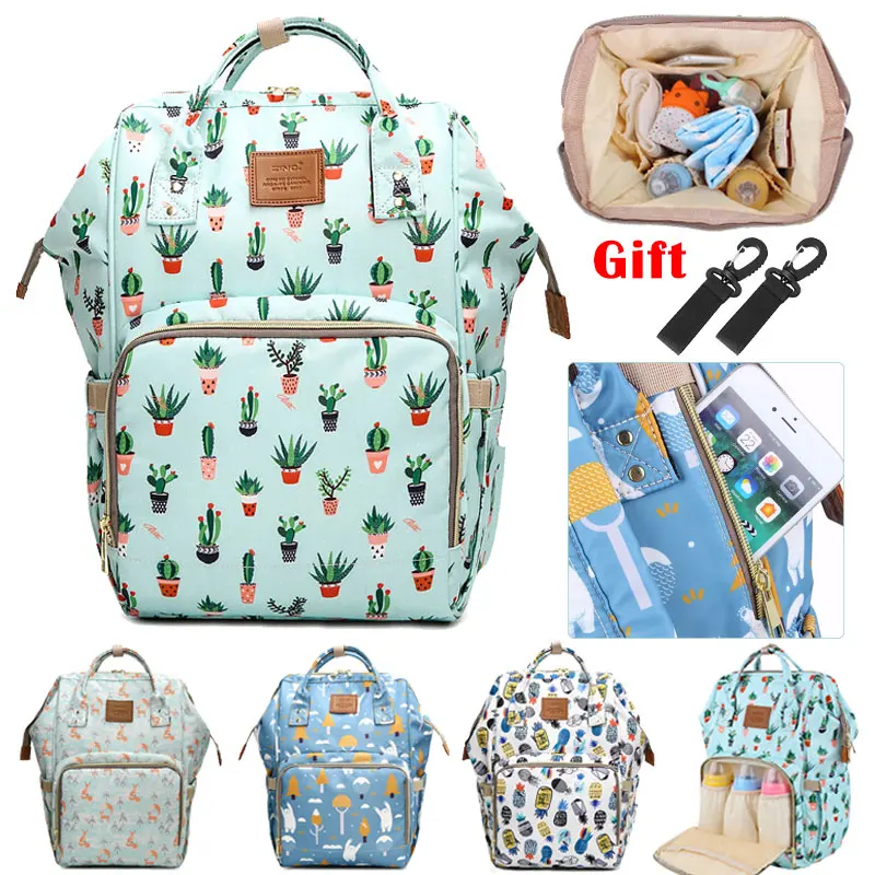 Брендовые дизайнерские сумки для мам модный дорожный рюкзак с принтом лисы