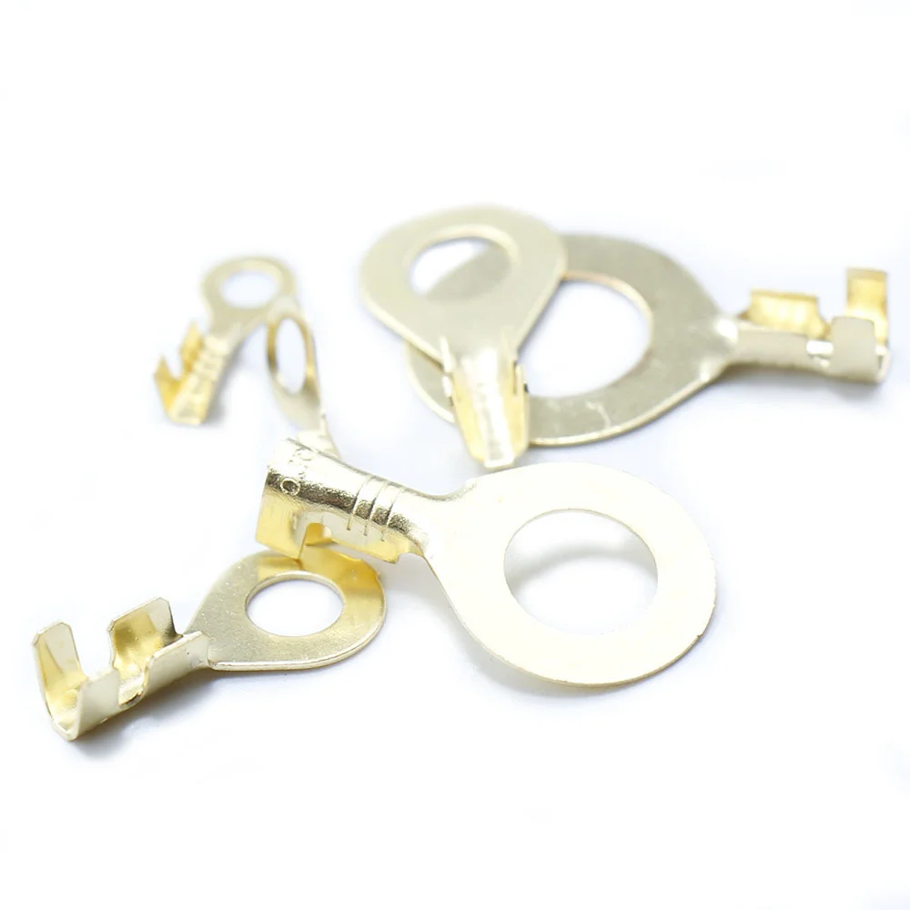 Медный кабель обжимной штекер электрические обжимные клеммы Женский Лопата Diy