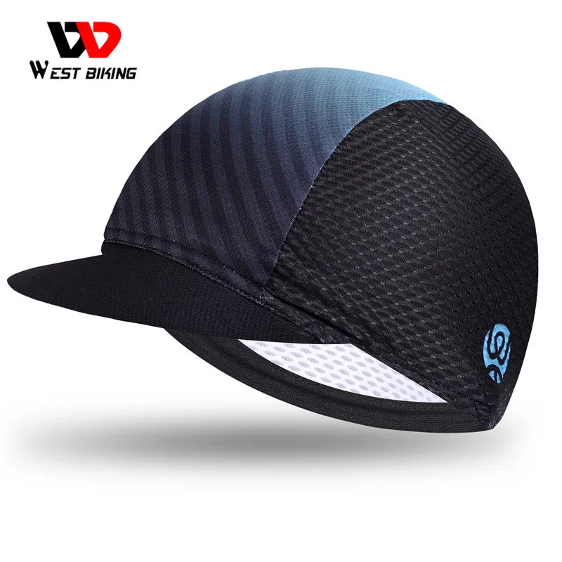 

WEST BIKING Summer Cycling Caps Anti-UV Breathable Bicycle Cap MTB Road Bicycle Motorcycle Helmet Liner Outdoor Sports Hat