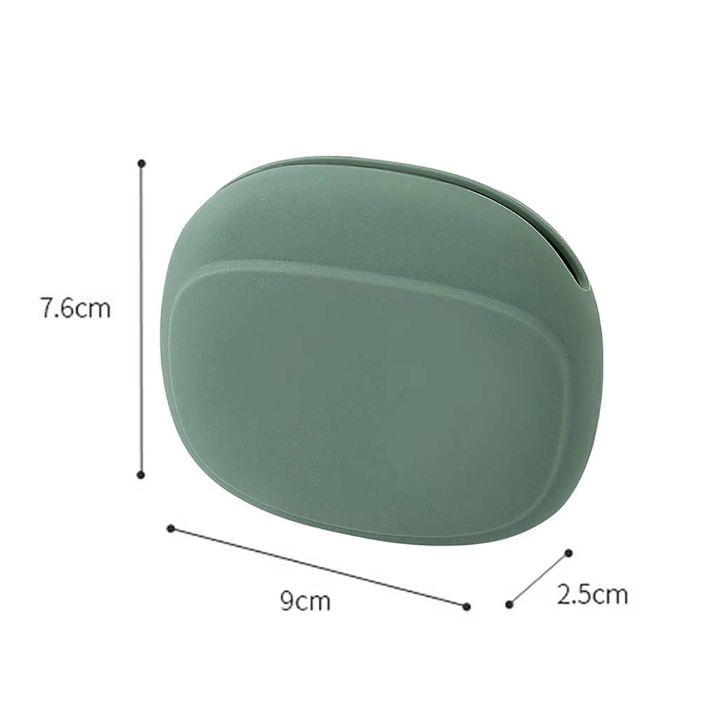 

Soft Silicone Earphone Storage Case Travel Universal Earbuds Organizer Bag Portable Charging Cable Storage Bag