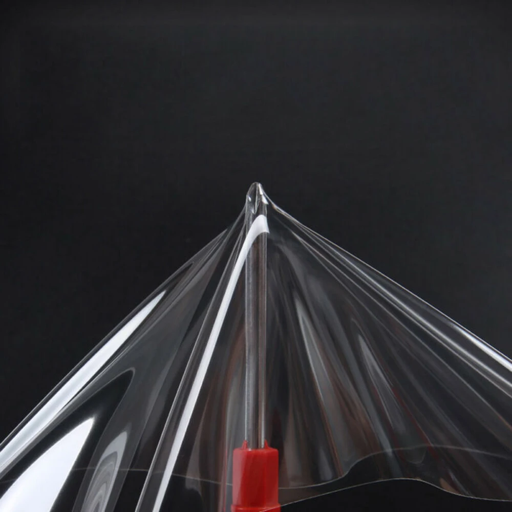 

Headlights Vinyl Film Fog Taillight Wrap 12x48Inch Auto Glossy Transparent New