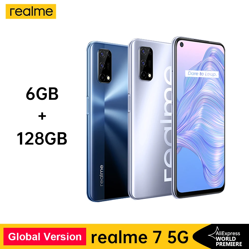 Смартфон realme, 7 дюймов, 6 + 128 ГБ, 120 Гц, 48 МП, 5000 мАч