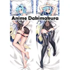 Оптовая продажа, постельное белье из аниме игры Genshin Impact Eula Dakimakura, женский косплей, обнимающий корпус, фотообложка, сделай сам, Наволочка на заказ