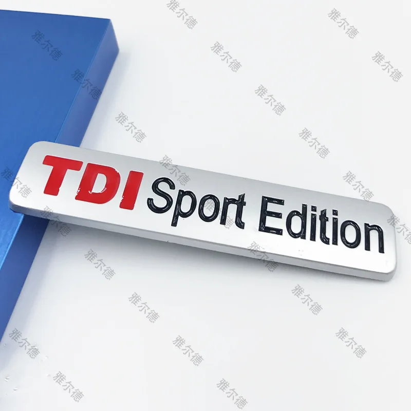 Металлическая Эмблема TDI SPORT EDITION для стайлинга автомобилей Volkswagen Golf POLO SANTANA t0кор