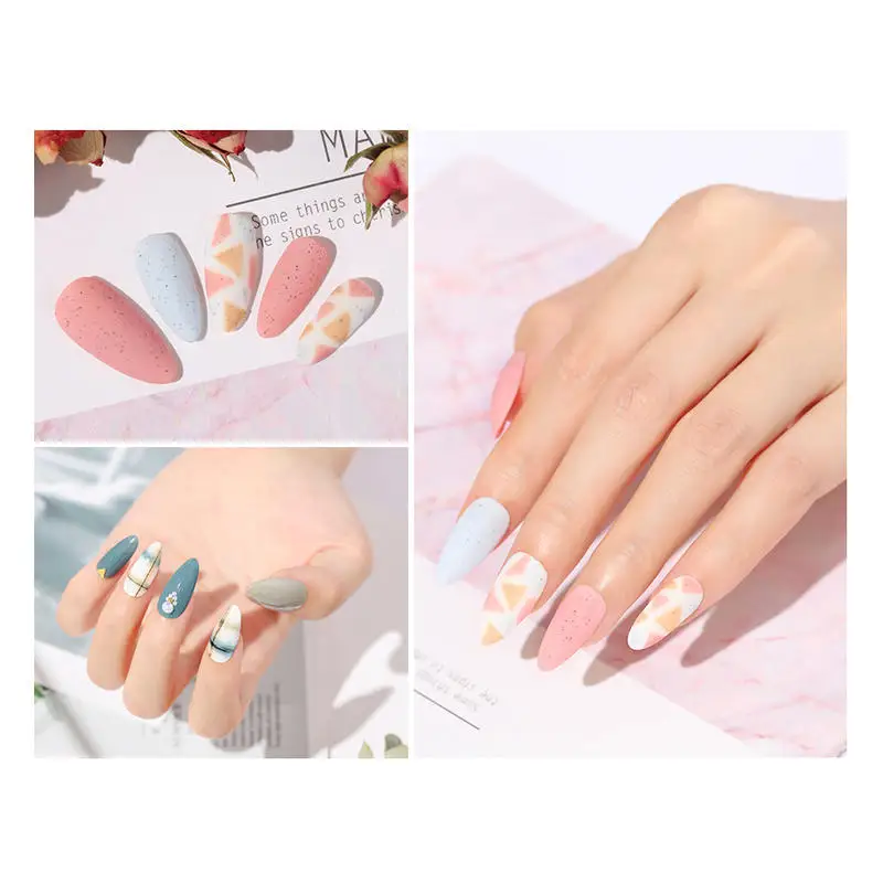 Гель-лак для дизайна ногтей Belen коралловый песочный маникюра 12 цветов нейл-арта 10