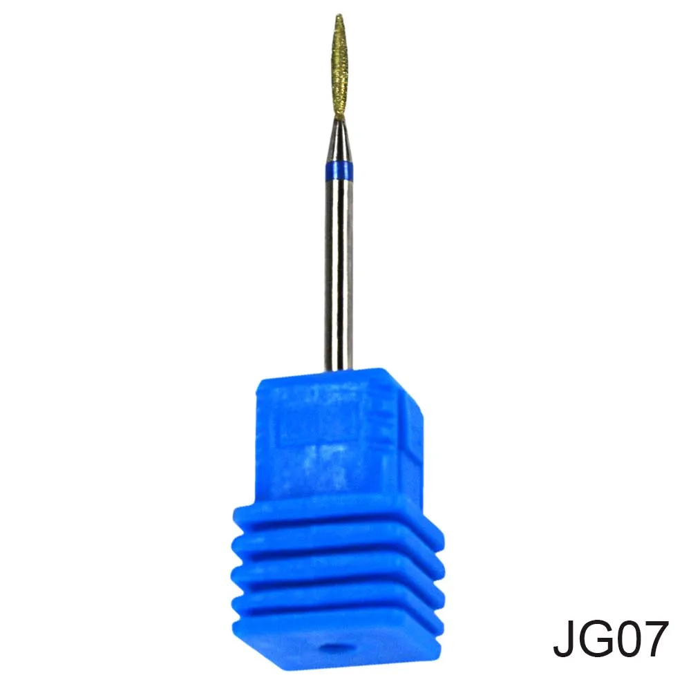 Diamond сверло 17 Тип 3/32 ''фрезерные Маникюр Cutter для педикюра электрическая машина устройства инструмент для дизайна ногтей Буровое Сверло CHJG01-17 - Цвет: JG07