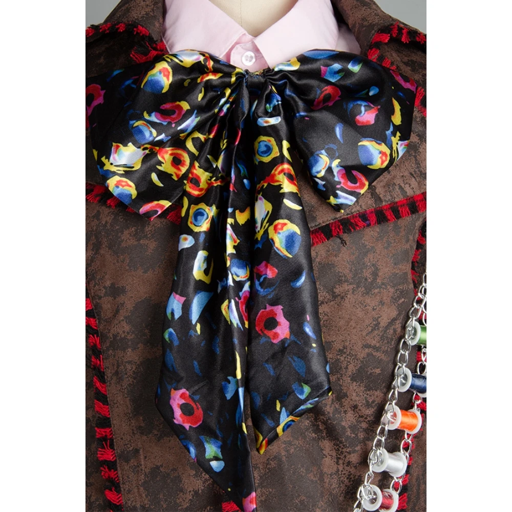 (В наличии) Алиса Косплей Джонни Депп как сумасшедший костюм Хэллоуин для