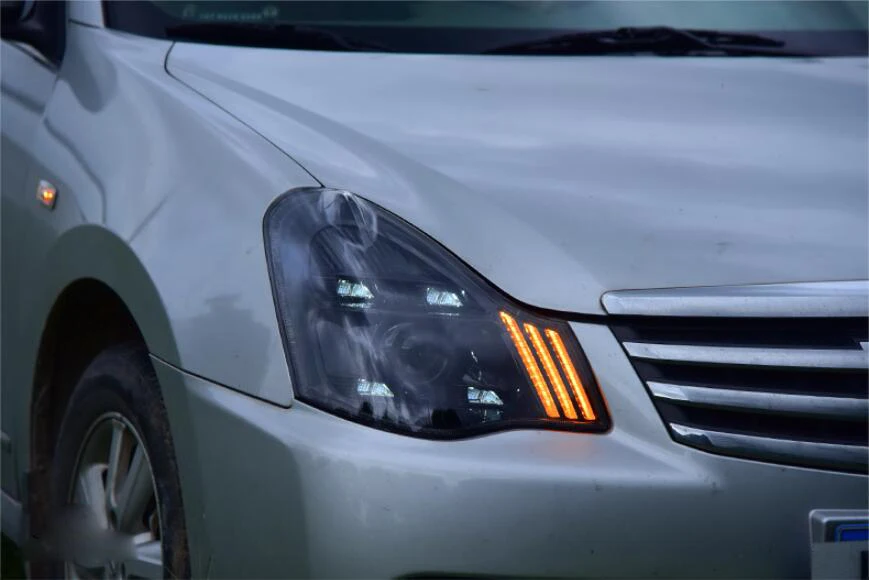 2006~ 2019y автомобиль bupmer головной свет для Nissan Sylphy фара Bluebird sentra автомобильные аксессуары все в светодиодный противотуманный фонарь для Sylphy фары