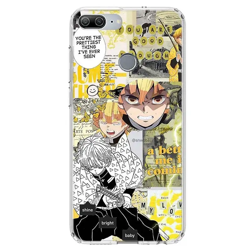 Kimetsu No Yaiba Demon Slayer Anime Phone Case for Huawei Y5 Y6 Y7 Y9S P Smart Z 2019 Honor 10 Lite 9 8A Pro 8X 8S 9X 7X 7A 20S