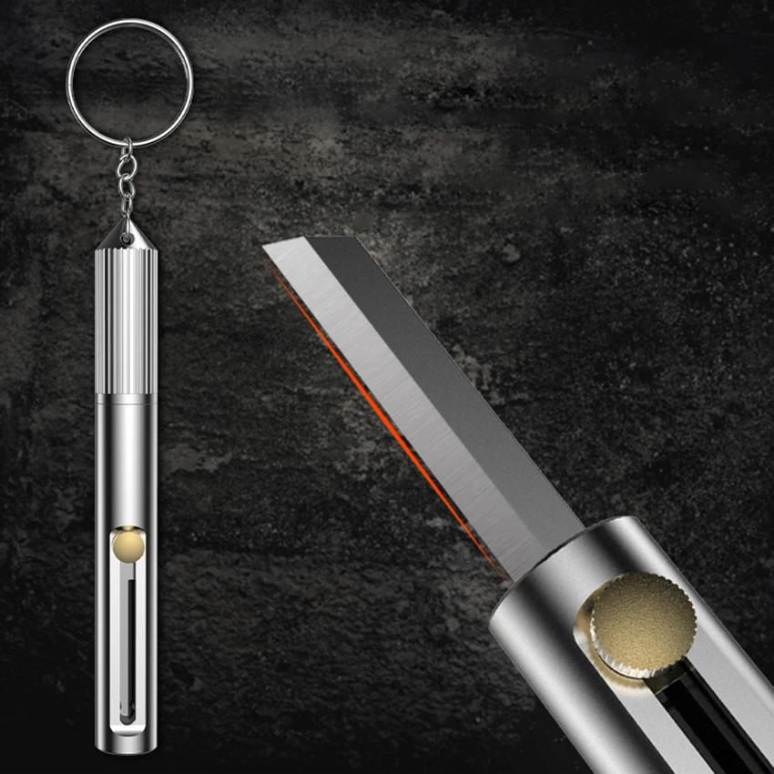 Уличный карманный нож брелок многофункциональный выдвижной для повседневного