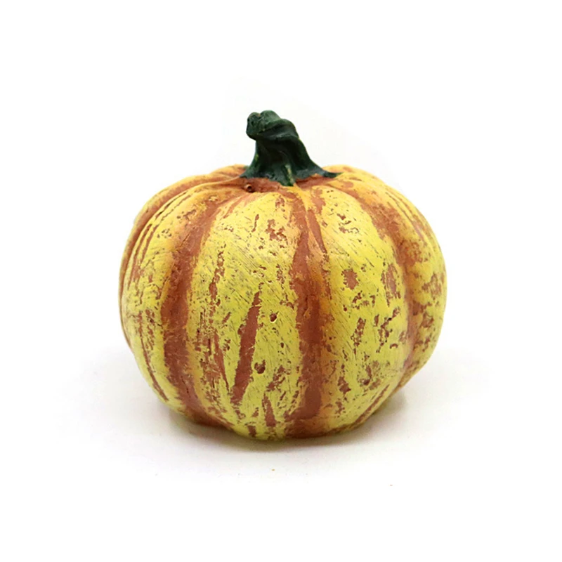 Искусственное аквариумное украшение в виде тыквы домик альтернативное для