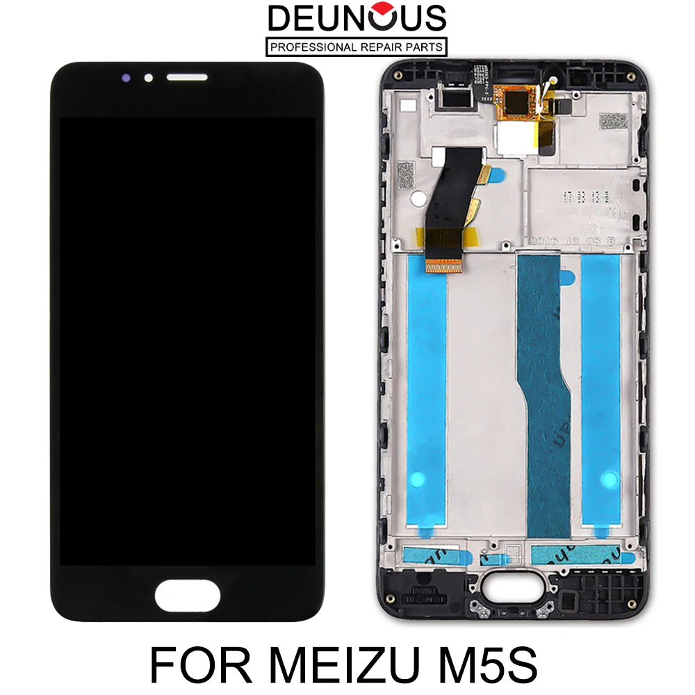 ЖК дисплей с рамкой для MEIZU M5S M612h|Экраны мобильных телефонов| |