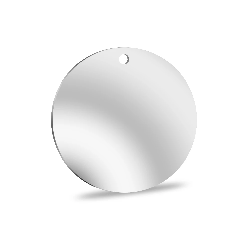 Пустая подвеска MYLONINGCHARM из нержавеющей стали 15 шт./лот 25 мм для браслета ожерелья