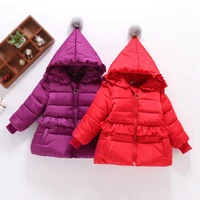 2020fashion baby girl winter clothes winter coat hooded solid jacket for girls new childrens jacket childrens clothing 1 6 years