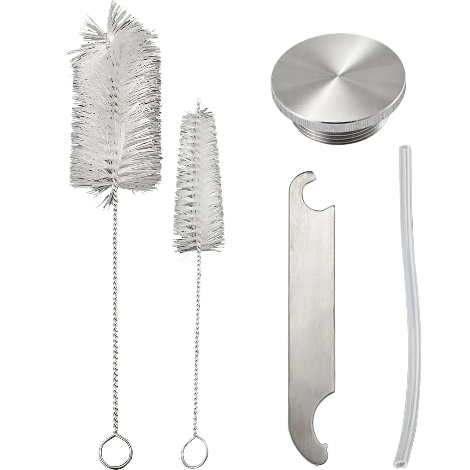 

Nitro Cold Brew Coffee Maker 5L Stainless Steel Portable Cold Brew Coffee Maker with Brushes Home Brew Kit