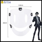 Маска для косплея Tenkuu Shinpan аниме, реквизит для косплея с высокой талией и вторжением, белый чехол со смайликом, пластиковый подарок для хэллоуивечерние