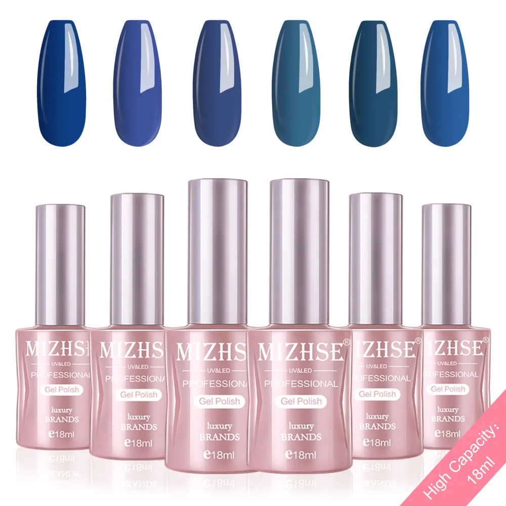 P23 MIZHSE набор гель-лака UV Vernis Полупостоянный Гель-лак лаковое гелевое покрытие для ногтей Отмачивание Чистый Цвет Гель-лак Подарочная коробка салонные наконечники - Цвет: P23