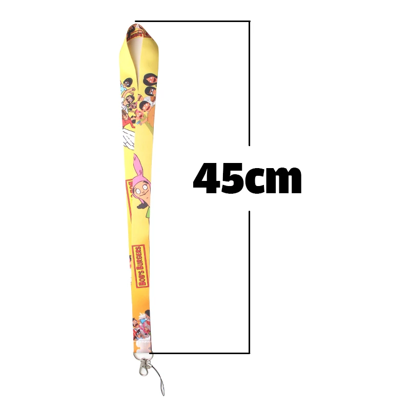 CA112 Bob's Burgers шейный ремешок для ключей, ID карт, телефонных ремешков, USB держатель для бейджа, сделай сам, ремешок для шеи, висячий канат, Lanyards