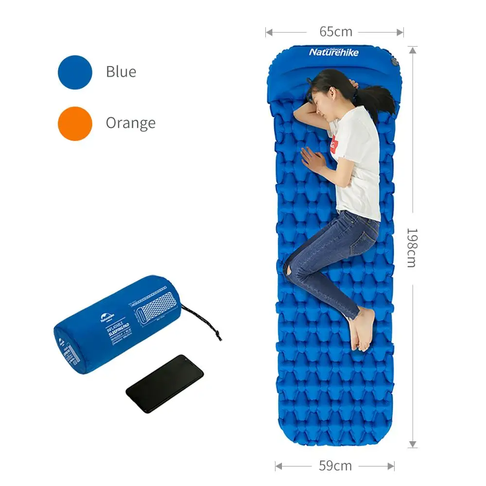 Naturehike Кемпинг Спальный Коврик Нейлон ТПУ коврик легкий влагостойкий воздушный