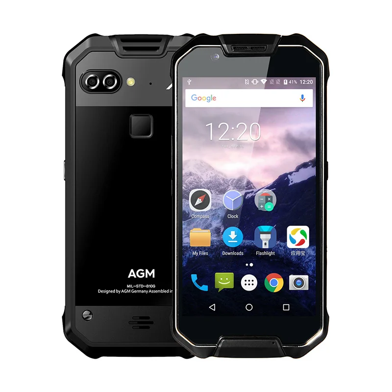 AGM X2 прочный IP68 MIL-STD-810G водонепроницаемый телефон 6000 мАч Быстрая зарядка 6G+ 64G/128GB мобильный телефон 5," Восьмиядерный 16MP NFC Смартфон