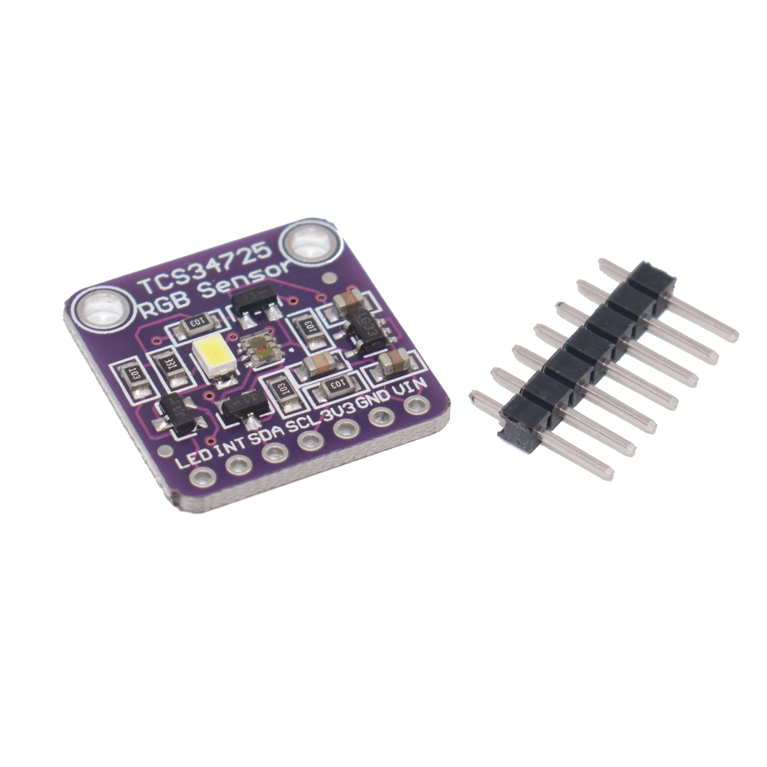 Новый и оригинальный цветной датчик 34725 TCS34725 модуль платы разработки цветного
