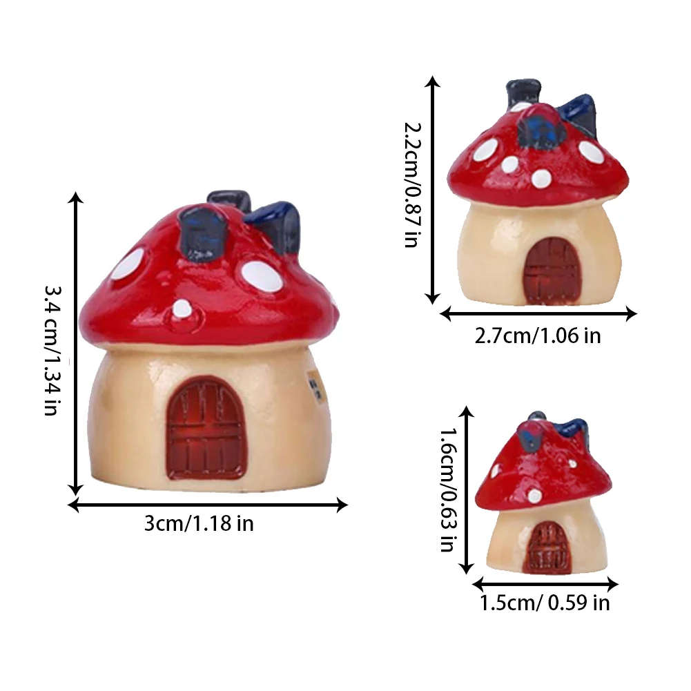 

Cute Animal Frog Home Micro Fairy Garden Gnomes Figurines Kawaii Miniatures Terrarium Dollhouse Decor Ornaments DIY Accessories