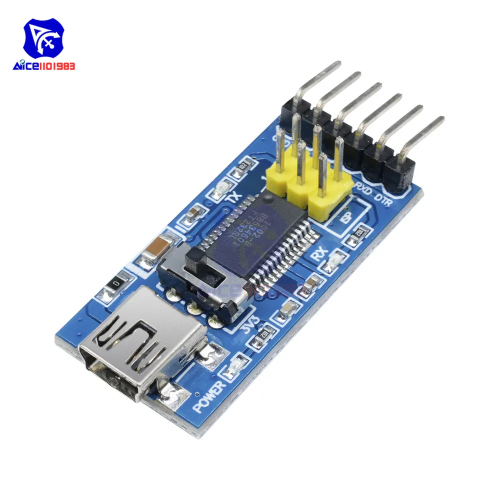 Материнская плата diymore FTDI FT232RL FT232 USB в TTL последовательный адаптер