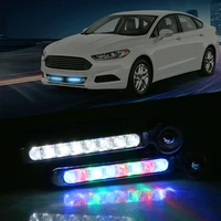 car daytime running lights led wind driven car lights without external power supply car decoration lights with rotating fan