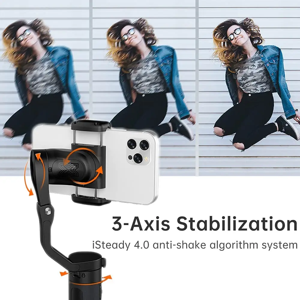 Hohem iSteady X2 3 Axis складной стабилизатор с пультом дистанционного управления для iPhone