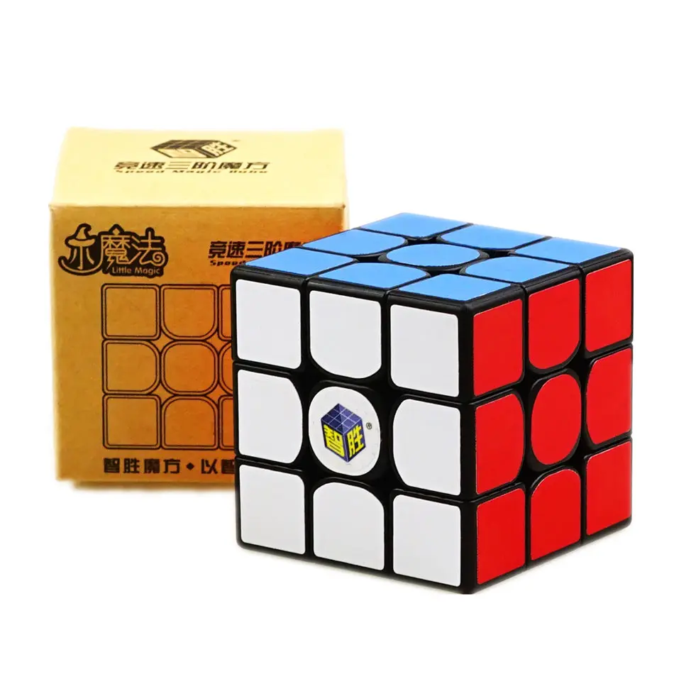 Yuxin Little Magic Cube 3x3 черный прозрачный пазл 3x3x3 Cubo Magico 3 слоя скоростной куб профессиональные головоломки игрушки для детей