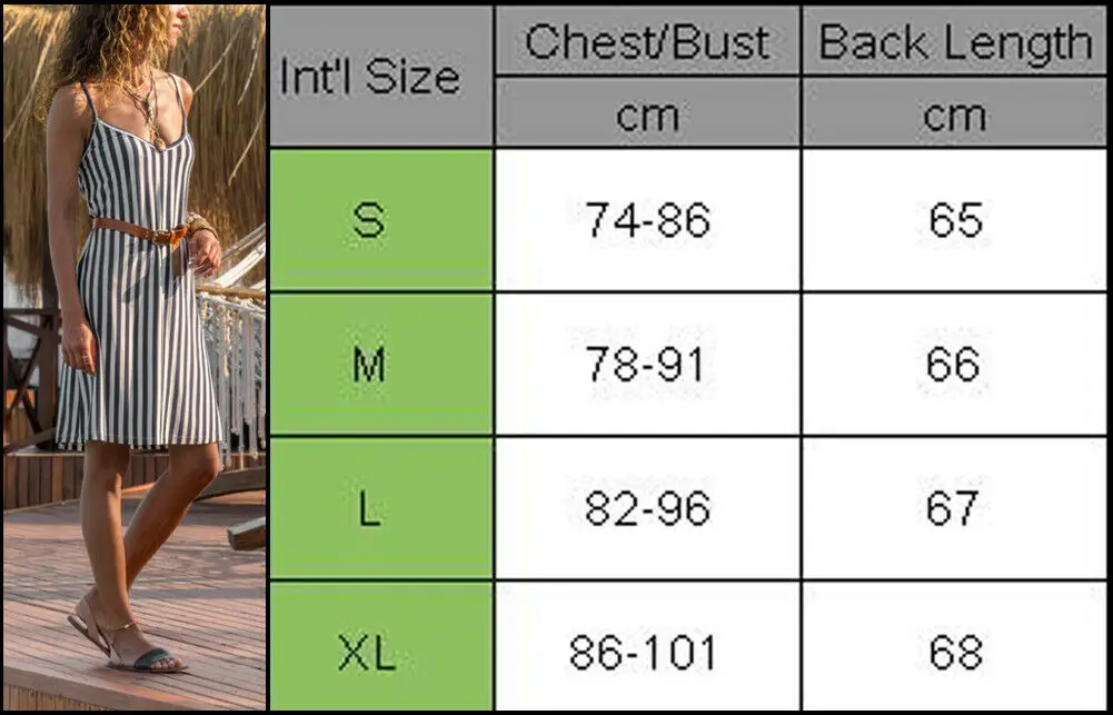 Женское короткое пляжное платье мини в полоску базовые повседневные Прямые топы