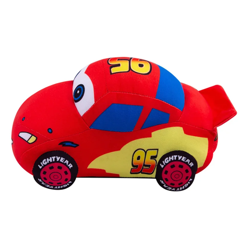 Disney Cartoon Car Plush Doll 3 Sizes High Quality Short Plush Car McQueen Toys Car Model Best Gifts Birthday For Childrens