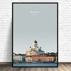 Хельсинки, Финляндия, путешествия, холст, настенные картины, принты, домашний Декор настенный плакат для декора для гостиной