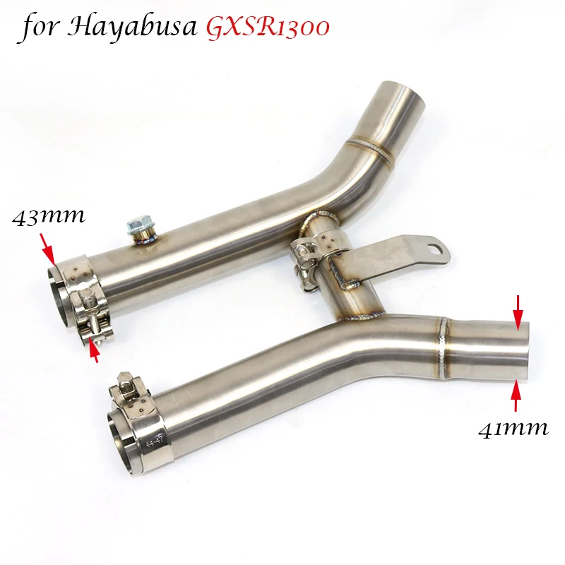Глушитель выхлопной трубы для мотоцикла среднее звено подходит SUZUKI Hayabusa GXSR1300