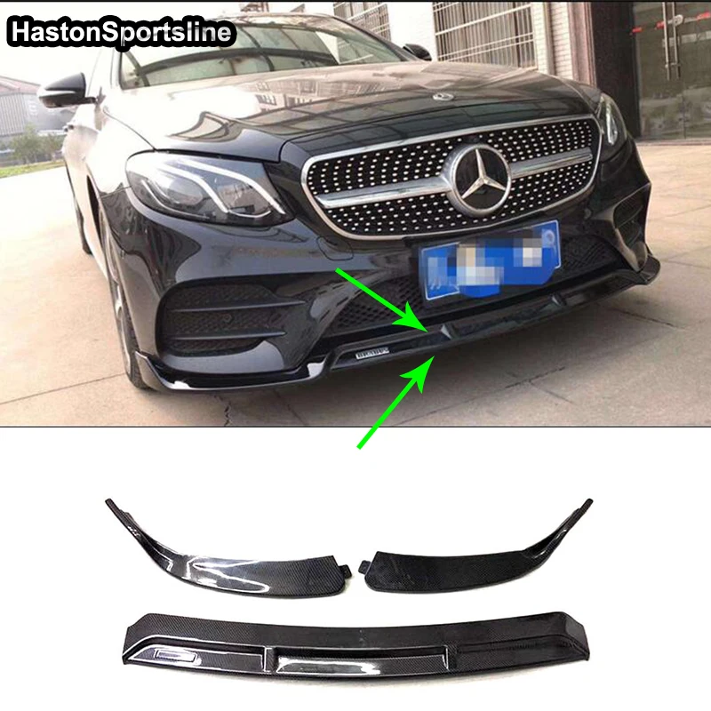 Brabus Стиль для Mercedes-Benz W205 бампер AMG 4DR C205 2DR S205 5DR C180 C200 C300 C43 углеродного волокна переднего бампера v-стиля 2019UP