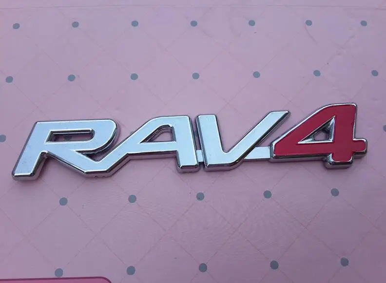 1 шт. ABS RAV4 Автомобильная буква задняя фотография эмблема значок наклейка