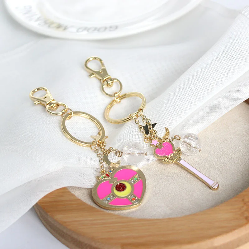 SANSUMMER сердце волшебный брелок звезда Луна молодая девушка модный Спортивный