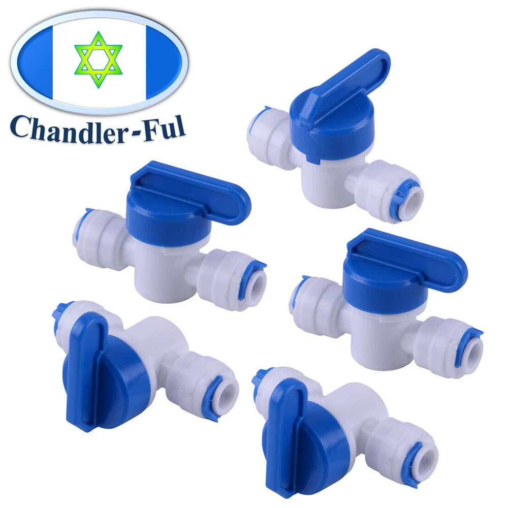 Запорные шаровые клапаны трубы O.D. 1/4 &quotили 3/8&quot пуш ап подходит для быстрого