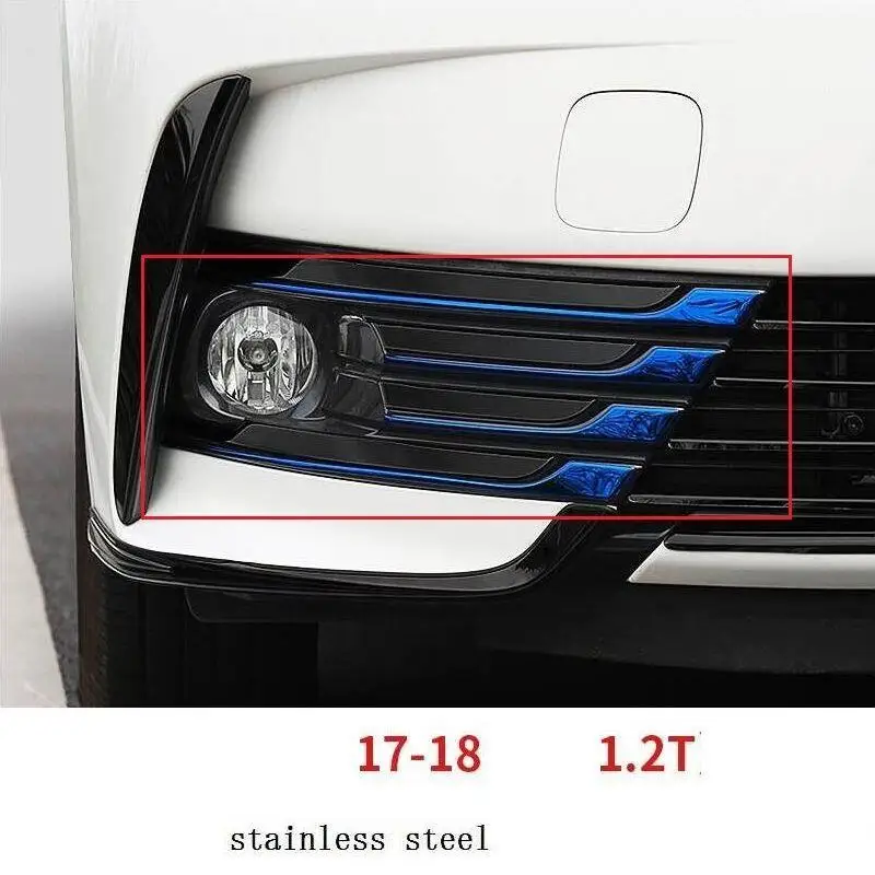 Decorative Modified Chromium Front Bumper Grille Exterior Car Styling Sticker Strip Bright Sequins 17 18 FOR Toyota Corolla |
