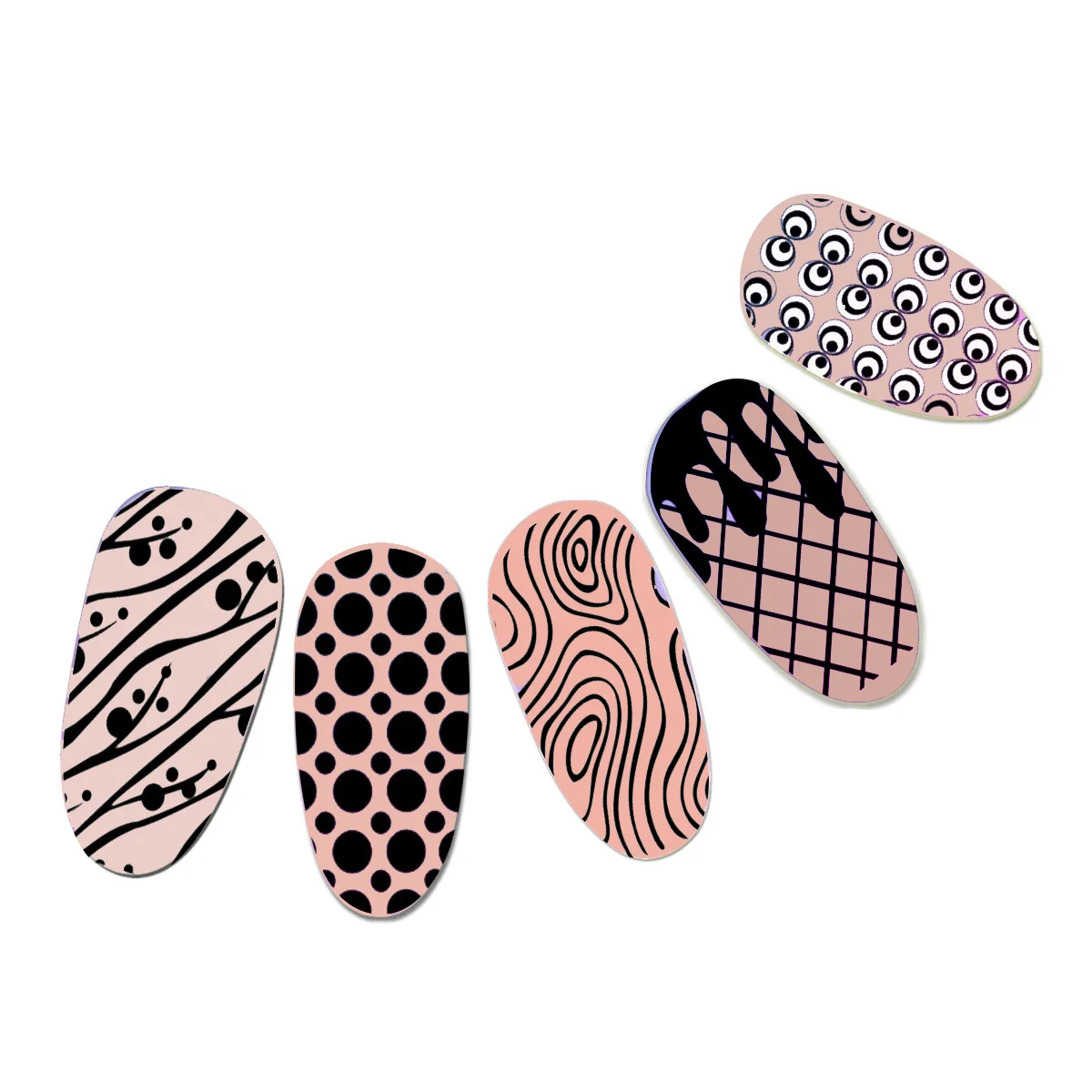 Полоски под зебру животных шаблон для штамповки дизайн геометрических линий 9 5*14