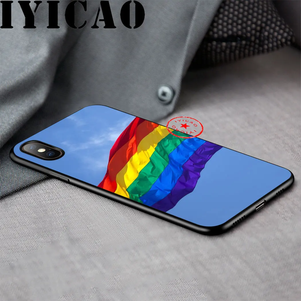 Lesbie LGBT Радуга фестиваль Прайд силиконовый мягкий чехол для iPhone 11 Pro Max XR X XS 8 7 6 6S Plus