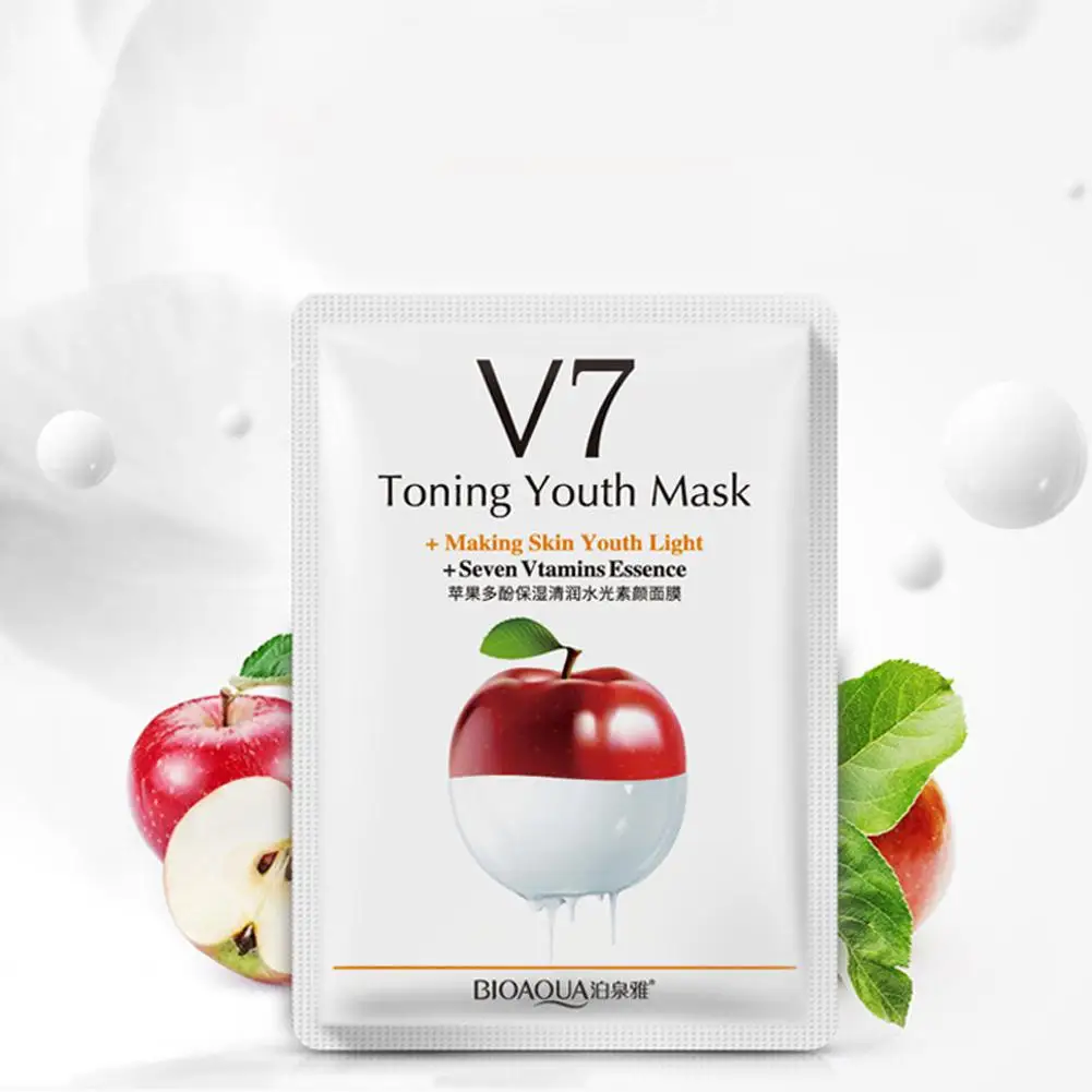 Яркая Гламурная фруктовая эссенция маска для лица увлажняющая усадочная