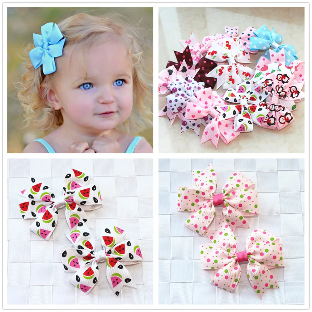 

teile/los baby mdchen haar bogen blume kinder zubehr barrettes kinder haarnadeln boutique clips headwear