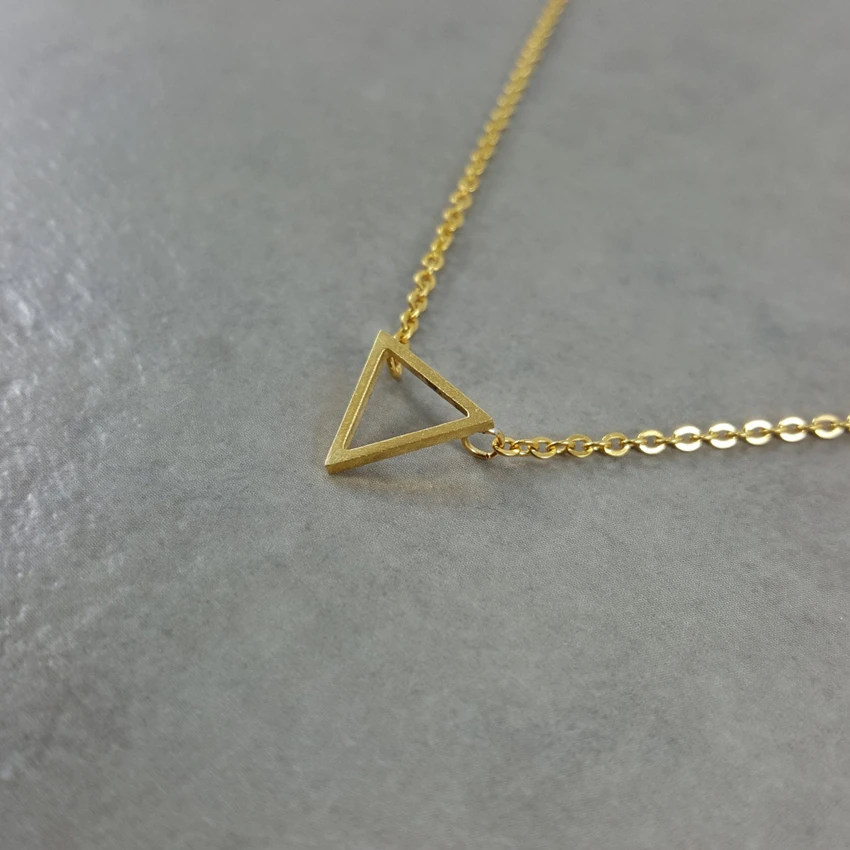 Великолепная сказка Boho Треугольники кулон Цепочки и ожерелья Для женщин