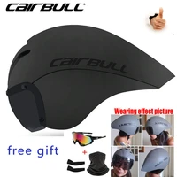 cairbull in mold bicycle helmet goggles tt riding helmet triathlon time trial in mold cycling helmet bicycle helmet cap