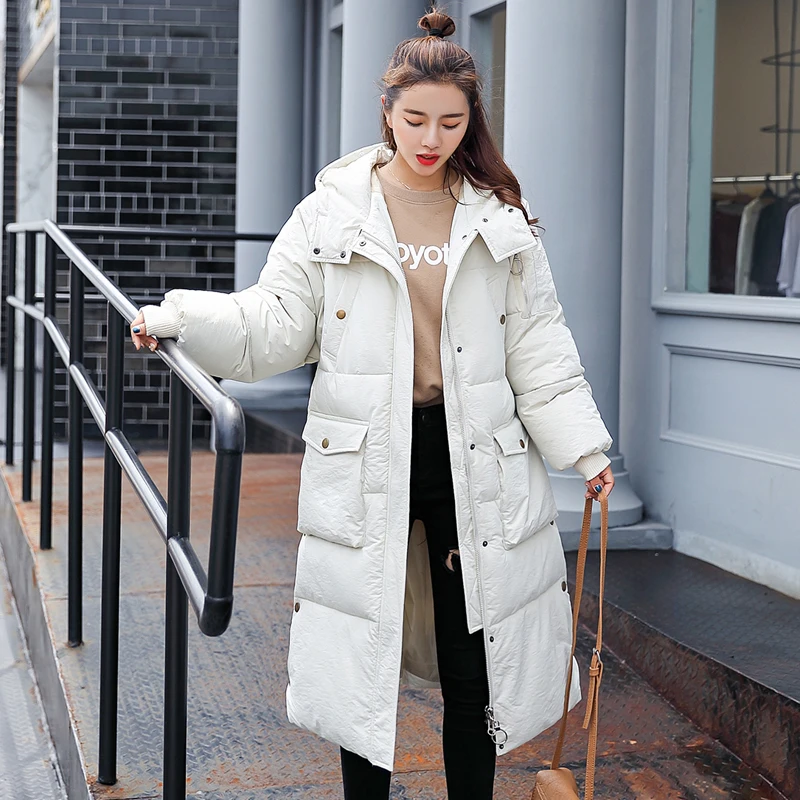 

Fashion Winter Coat Women Jackets Thick Down Parkas Big Fur new Hooded Cotton new Long Coats Warm Windbreaker Female Outwear