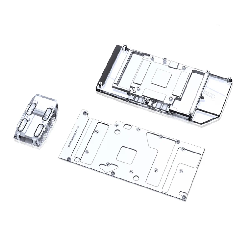 Задняя пластина Bykski полностью медный блок водяного охлаждения для