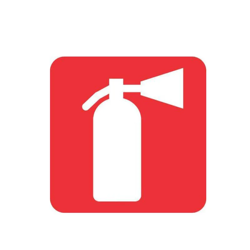 

Personality Warning Car Sticker Fire Extinguisher Car-Sticker and Decals High-quality Decoration Bodywork Suv Cover Scratches KK